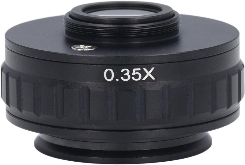 Focket CTV Lens Adapter, C Mount Trinocular Stereo Microscope CTV Lens Adapter Clear Imaging Better Visual Image for Industrial Use (0.35X) - Image 1